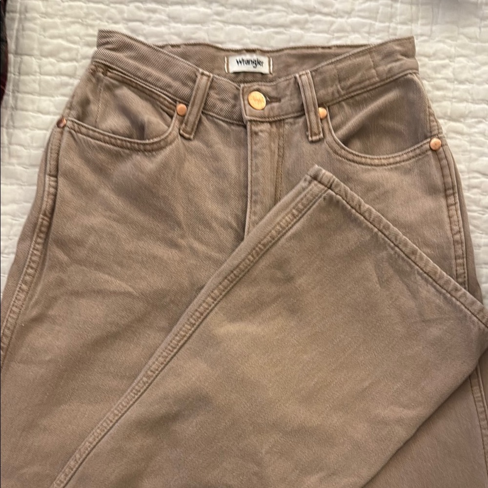 Wrangler Women's Flare & Wide Leg Jeans - Tan